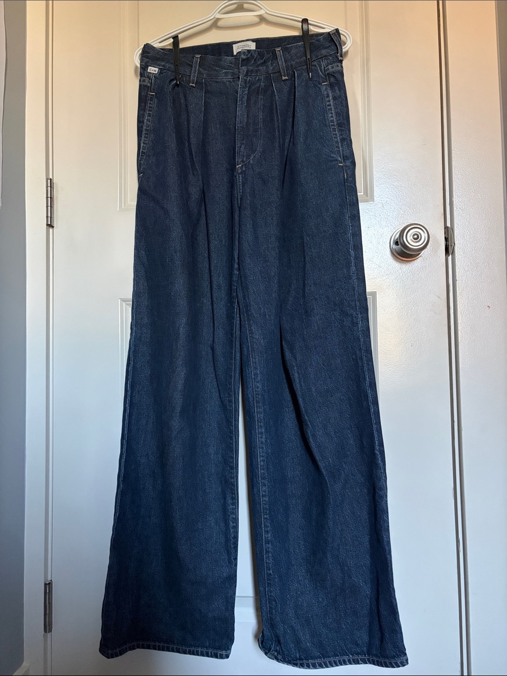 Citizens Of Humanity Indigo High-Rise Wide Leg Jeans